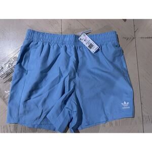 Adidas Ori Solid Swim Men’s Shorts Color Clear Blue/white Size X Large